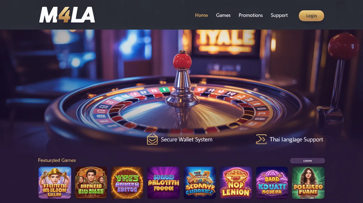 M4LA สล็อต เว็บตรงระดับพรีเมียม พร้อมระบบ Wallet ที่ทันสมัย