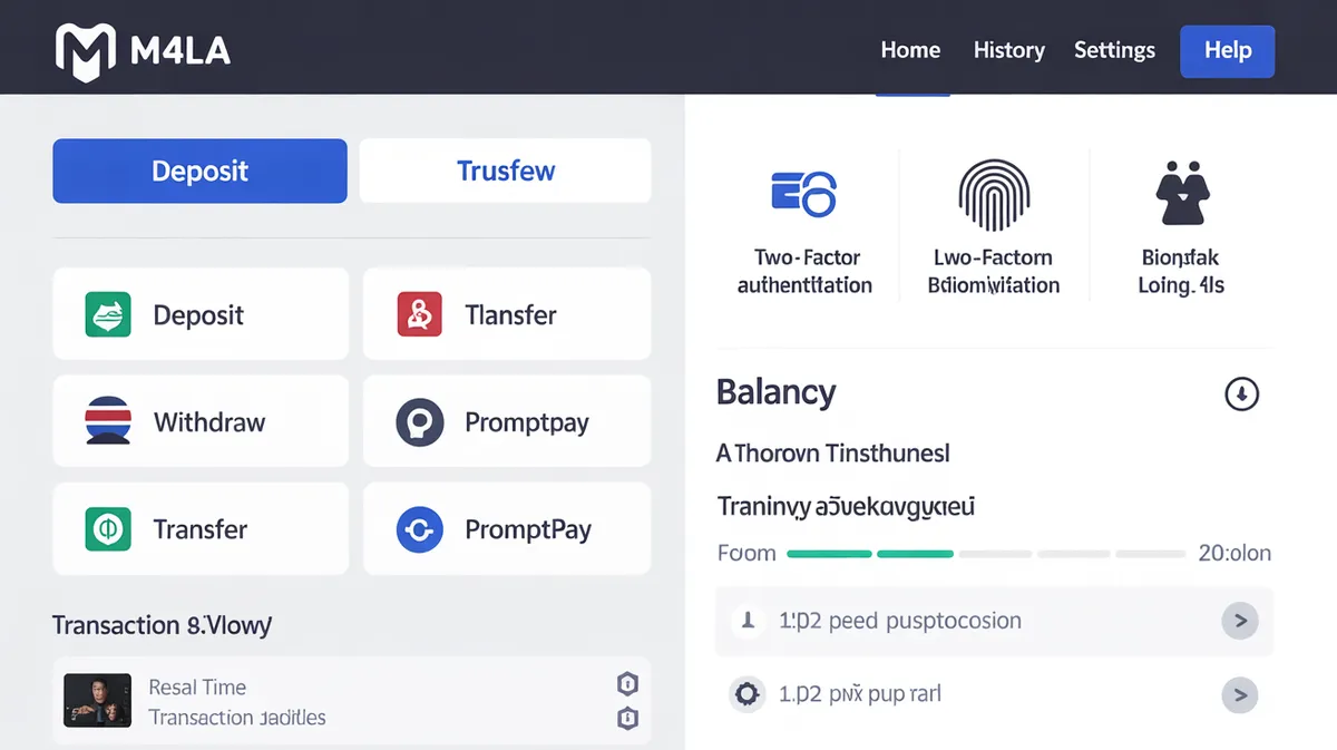 ระบบ Wallet M4LA สำหรับฝากถอนเงินที่รวดเร็วปลอดภัย